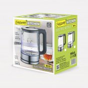 Vattenkokare Feel Maestro MR-061 Bl Vit Glas Aluminium 2200 W 1