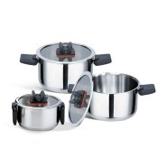 Kastrull Feel Maestro MR-3531-6 Svart Stl 6 Delar