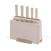 Set med kksknivar och hllare Feel Maestro MR-1412-BEIGE
