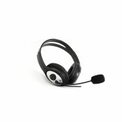Hrlurar med Mikrofon CoolBox COO-AUM-01 Svart Silvrig