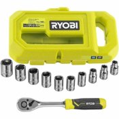 Set med nycklar med dubbla ppningar Ryobi RHRS10PC