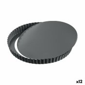 Avtagbar form Quttin Svart Kolstl 24 x 2,8 cm (12 antal)