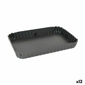 Avtagbar form Quttin Svart Kolstl 25,5 x 17,2 x 3 cm (12 antal)