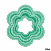 Set med Formar fr Bakverk Wooow Silikon 5 Delar 9,5 cm (36 anta