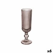Champagneglas Vivalto Gr Rosa Glas 160 ml Rnder (6 antal)