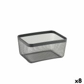 Multifunktionell korg Confortime Svart Metall 30,5 x 23 x 15,2 c