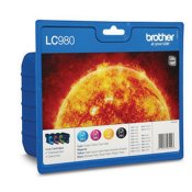 Originell Frgpatron (4 st.) Brother LC-980VALBP Svart