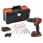 Skruvmejsel Black & Decker BDCHD18C2TA-QW 18V
