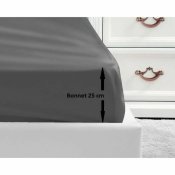 Inpassat underlakan Lovely Home Gr Mrkgr 90 x 190