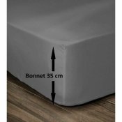 Underlakan Lovely Home Gr Mrkgr Dubbelsng 140 x 190 cm