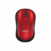Trdls Mus Logitech M185 Svart Rd Svartvit 1000 dpi