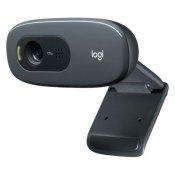 Webbkamera Logitech 960-001063 720 px Svart
