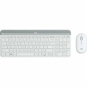 Tangentbord och Mus Logitech 920-009199 Vit Qwerty Spanska