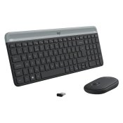 Tangentbord och Mus Logitech MK470 Gr Grafit Qwerty US
