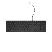 Tangentbord Dell KB216 Svart Svartvit Engelska EEUU QWERTY Qwert