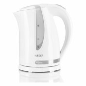 Vattenkokare Haeger EK-22W.022A Rostfritt stl Vit 2200 W 1,7 L