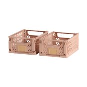 Set med stapelbara frvaringsldor Sand 3,3 L