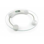 Digital Badrumsvg Esperanza EBS007W Vit Svart Glas