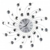 Vggklocka Esperanza EHC004 Svart/Silvrig Silvrig Metall 150 cm