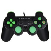 Spelkontroll Esperanza EGG107G USB 2.0 Svart Grn PC PlayStation