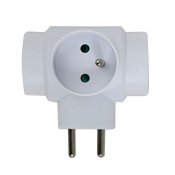 Plugg adapter Esperanza ELK302W 3 Plug