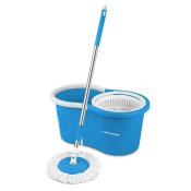 Mop with Bucket Esperanza EHS005 Bl Vit Mikrofiber