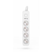 Ellist 4 Tomas-uttag med brytare HSK Data M02392 (3 m)