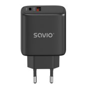 Vggladdare Savio LA-06/B Svart 30 W