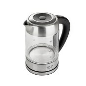 Vattenkokare Adler AD 1247 Stlgr Glas 2200 W 1,7 L