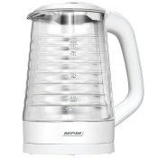 Vattenkokare Mpm MCZ-124 Vit Glas 2200 W 1,7 L