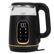 Vattenkokare Adler AD 1305bg Svart Guld 2200 W 1,7 L