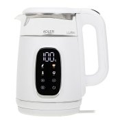 Vattenkokare Adler AD 1305ws Vit Silvrig 2200 W 1,7 L