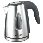 Vattenkokare Adler AD 1203 Silvrig Rostfritt stl 1630 W 1 L