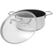 Gryta med lock Kohersen 71104 Silvrig Rostfritt stl Aluminium 