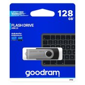 USB-minne GoodRam UTS2-1280K0R11 128 GB 128 GB Svart Svart/Silvr