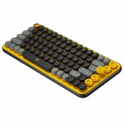 Tangentbord Logitech POP Franska Gul AZERTY