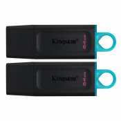USB-minne Kingston DataTraveler Exodia Grn 64 GB 2 pcs
