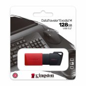 USB-minne Kingston Exodia M Nyckelkedja Rd Svart 128 GB