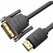 Thunderbolt till Gigabit EthernetAdapter Vention ABFBJ Svart 5 m