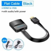 Thunderbolt till USB-C Adapter Vention 74346 Svart 20 cm