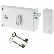 Ls Yale YAH37D  19,5 x 7 x 14 cm Vit Stl Drrar