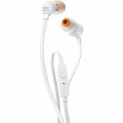 Hrlurar med Mikrofon JBL T110 Vit