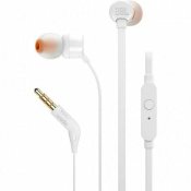 Hrlurar med Mikrofon JBL JBLT160WHT Vit