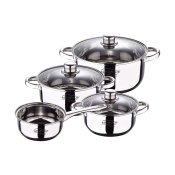 Kastrullset San Ignacio Cassel SG8172 Silvrig Rostfritt stl