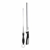 Skinkkniv San Ignacio SG-4362 Rostfritt stl Chaira 2 Delar