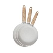 Stekpanneset San Ignacio Krm  18 x 4 cm  22 x 5 cm  26 x 5 c
