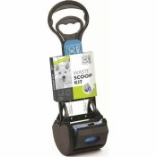 Skyffel MPETS 38 x 12 x 10,5 cm Svart/Bl Plast