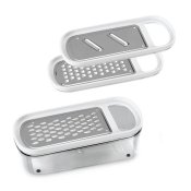 Strimlare med behllare Metaltex Rap-Box 3 i 1 ABS Akryl (21 cm)