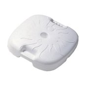 Parasollfot IPAE Progarden 18 L Vit polypropen Plast 44 x 44 x 1