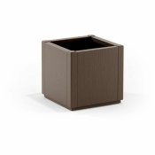 Kruka Stefanplast Beige-brun (taupe) Fyrkantig